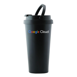 Black Sipper Bottle Mug