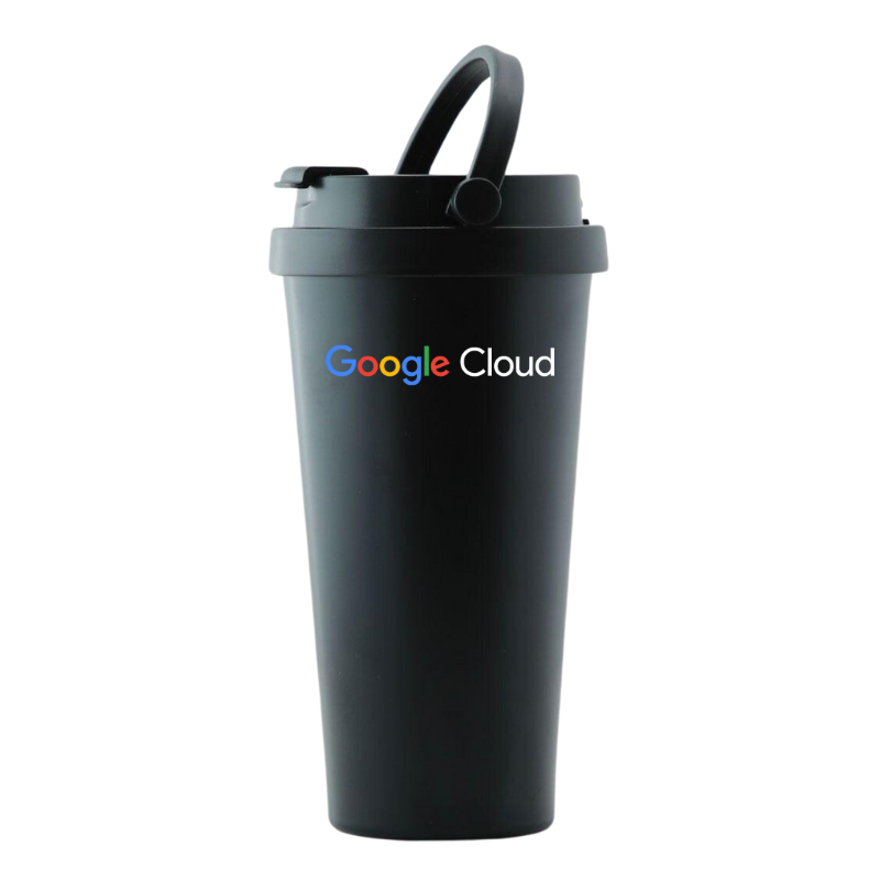 Black Sipper Bottle Mug